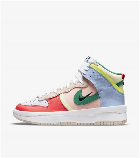 nike dunks high up pastels